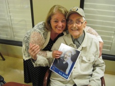 my dad in Three Rivers Nursing Home while I was writing his biography. It was a fun project for us